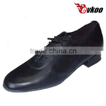 Black Genuine Leather Men Shoes Hot Sale modren dance shoes latin shoes