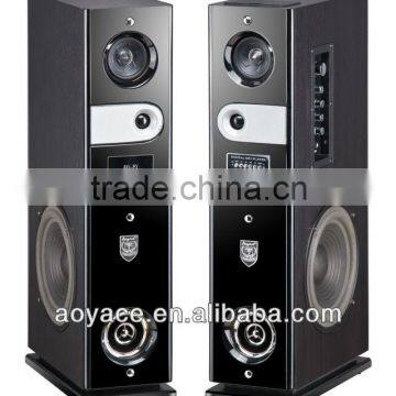 line array speaker cabinet with 4S docking