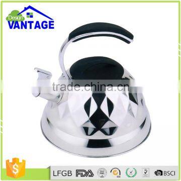 Whistling Tea Pot Non-electric Collapsible Kettle Stainless Steel for All Heater