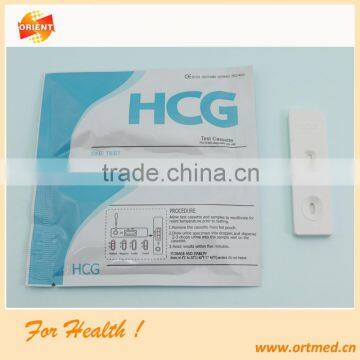 health care product self-test use hcg pregnancy test products