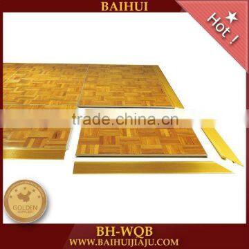 Wooden Black and White Dance Floor photo-2