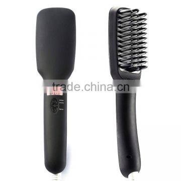 Factory Wholesale Anion LCD Electric Brush That Straightens Hair photo-6