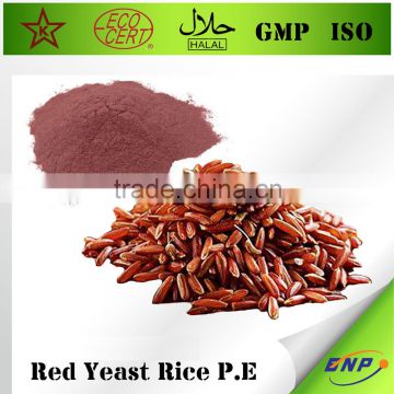 100% Nature Red Yeast Rice extract powder with High Quality