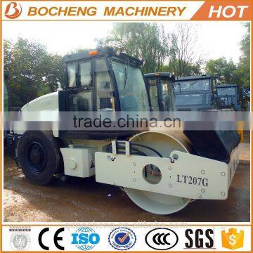 7tons Single drum mini new road roller price road roller compactor LT207G for sale