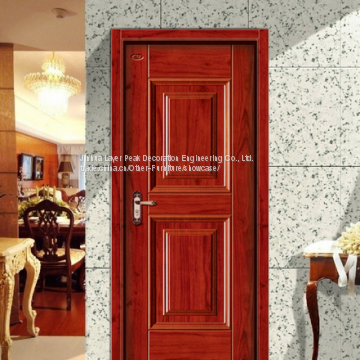 The New Red Spell Wood Steel Door with Competitive Price