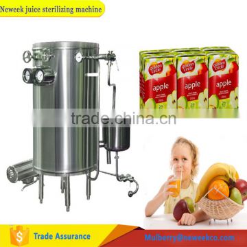 Neweek electric or steam heating coiled tube fruit juice sterilizing machine