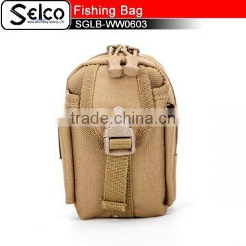 China canvas mini shoulder bag fishing tools bag