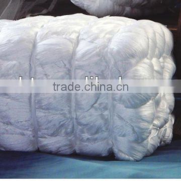 100% polyester sewing thread in raw white