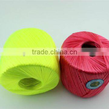 color PP Flat Raffia twine for packing