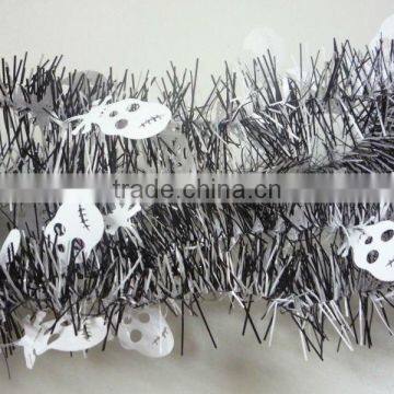 Halloween party hanging ornaments garlands with skeleton