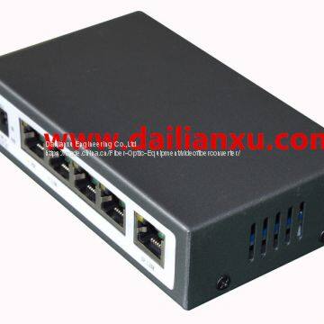 5ports Gigabit POE Switch 4chs 10/100M POE Ethernet Ports One 1000M Uplink Port Switch 150M Range 48V 24V Optional photo-3