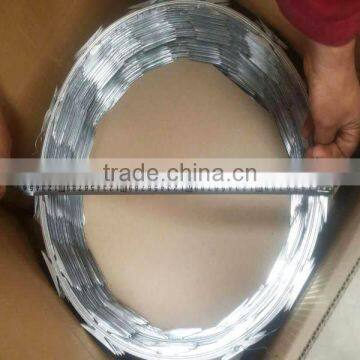 Galvanized razor barbed wire price for sale concertina razor blade barbed wire toilet seat