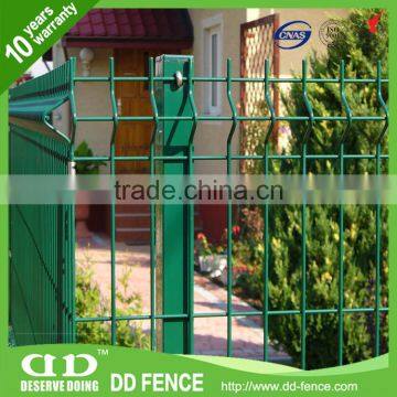 Powder coated wire welded mesh fence panels