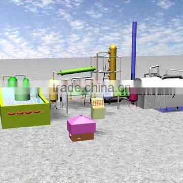 DAYI Good Stability Batch Type Used /Waste Plastic Pyrolysis Plant Convert Plastic To Furnace Oil photo-3