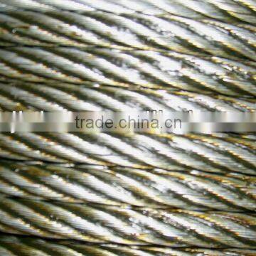 China Ungalvanized Steel Wire Rope 6x29Fi