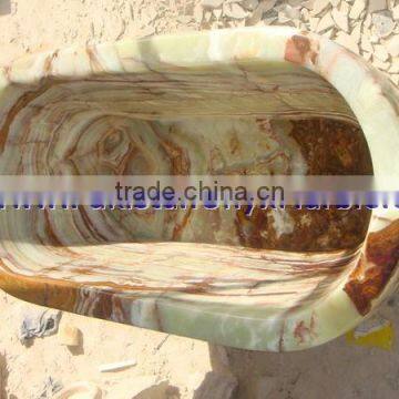 NATURAL COLOR UNIQUE DESIGN ONYX BATHTUBS COLLECTION