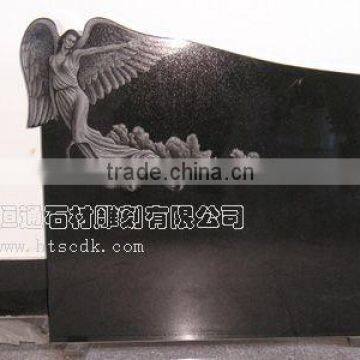 Black Granite Tombstone