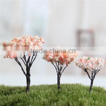 Moss micro landscape ornaments landscaping plants artificial cherry tree crafts