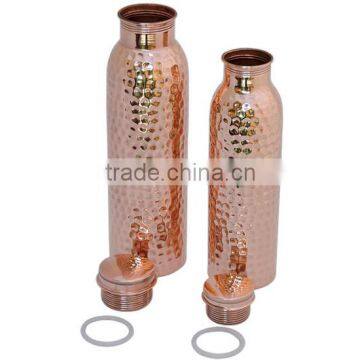 Handmade Pure Copper Design Water Bottle 600 and 900 ml photo-4