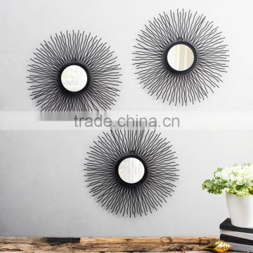 Wrought iron wall mounted high quality mirror