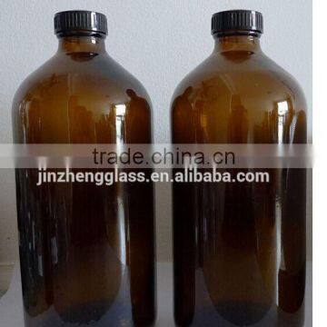 Wholesale 35oz 1000ml Amber Glass Reagent Bottle With Plastic Lid
