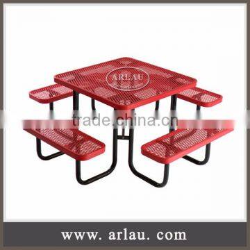 Arlau Steel Outdoor Furniture China,Outdoor Chairs And Tables,Picnic Table Benches