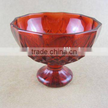 Colorful Ice Cream Cold Drink Glass Cup With Base photo-3