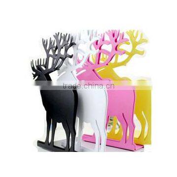 Cute Elk Metal Creative Stationery Decorative Cheap Bookends photo-2