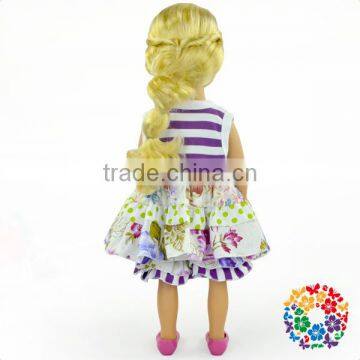 Wholesale Price American Girl Doll Accessories American Girl Doll Dress 18" Doll Clothes Cotton Ruffle Outfits photo-4