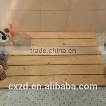 new design cheap wooden bath mat