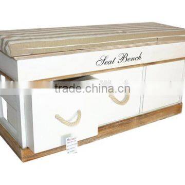 Vintage Brown Rack & 4 Key Holder Hooks Storage Shabby Chic Wall Mounted photo-2