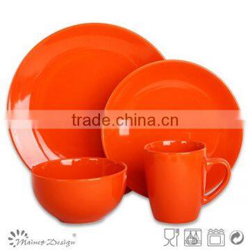 Cheap Round Stoneware Dinnerware Set Ceramic Dinner Set Chinese Manufacturing photo-2