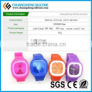 Jelly shape fashion sport watch