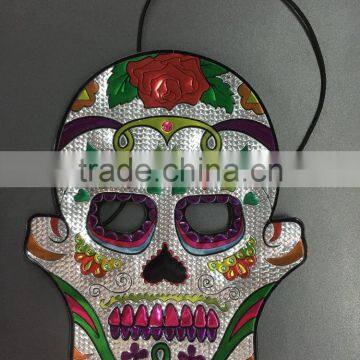 2017 Trending Products Day Of The Dead Fancy Items Party Mask By Pu Leather Fabri