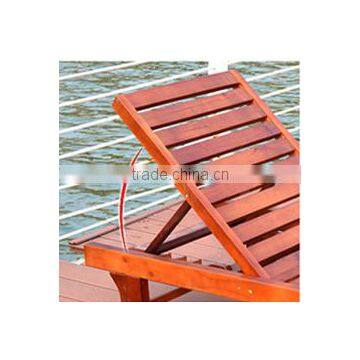 2016 Top Quality Beach Chair Wooden Lounge Leisure Rest Chair for Hot Sale