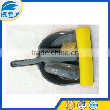 QUICKIE supplier plastic dustpan brush set with window squeegee and short brush