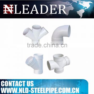 Plastic PVC Pipe Fitting three Ways Elbow For Model