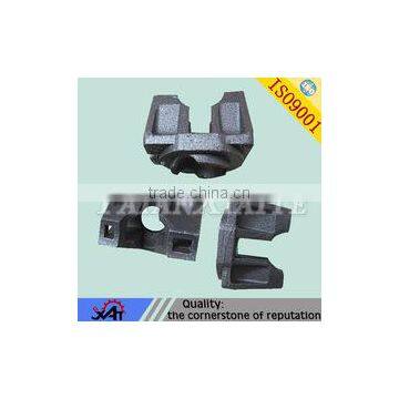 CNC machining parts ductile iron material of construction engineering fittings parts fastener