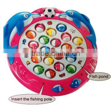 New Plastic Funny Magnetic Electric Toy Fishing Set For Kids photo-3