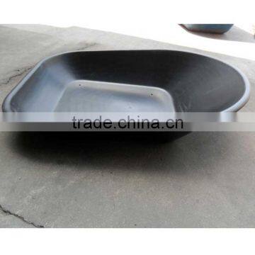 4CUFT 58 Liter Black PP HDPE Poly Tray for Wheelbarrow photo-2