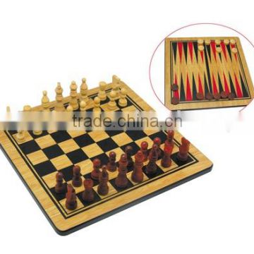 wooden 2 in 1 game set,Game set,wooen game