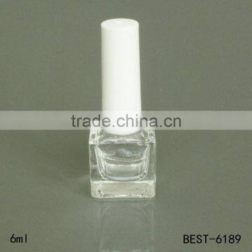 6ml square glass vintage nail polish bottles mini size personalized nail polish bottles