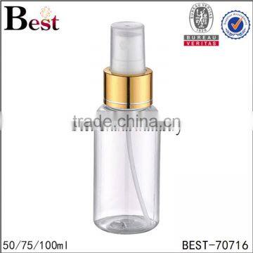 Cosmetic Package 50ml Plastic Spray Bottle Clear Round 50ml Plastic Spray Bottle Plastic Bottles photo-4