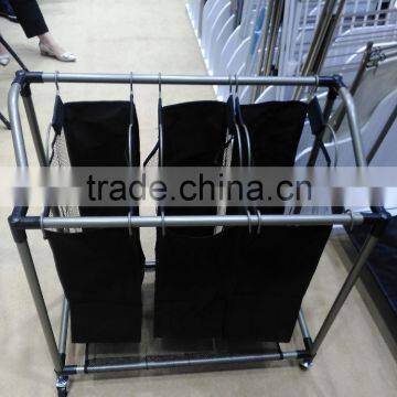 FACTORY SALE!!! Hotel and Home Usage Triple Laundry Sorter Without Ironing Board/3 Lift-off Fableable Landry Sorter