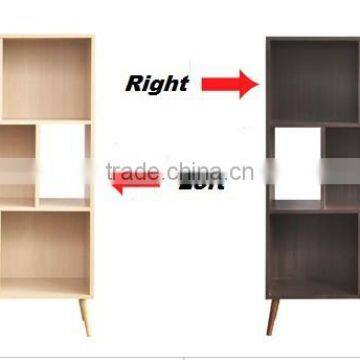 Colorful Metal 3 Tier Book Storage Shelf Magazine Display Rack DIY Bookcase photo-2