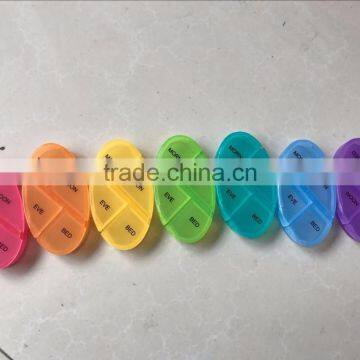 2017 New Arrival Mini Pill Pro Storage Box Organize Pills& Vitamins For Each Day Of The Week photo-3