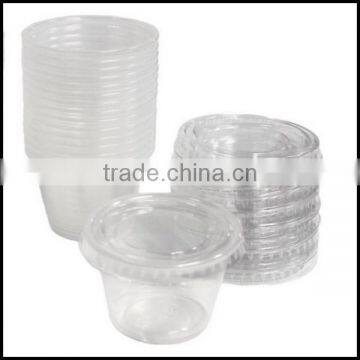 1 oz Clear Plastic Jelly Condiment Sauces Dips Cups With Lids,custom Plastic Clear Jelly Cups,custom Plastic Cups Manufacturer photo-3
