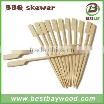 Factory Direct Sell Flag Shape Bamboo Paddle Skewer 15cm photo-6