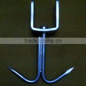 Stainless Steel Heavy Duty Meat Hook Double