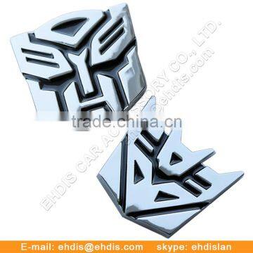 chrome sticker motorcycle car logo metal badge brand sticker